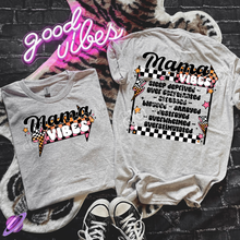 Load image into Gallery viewer, MAMA VIBES DOUBLE SIDED TEE