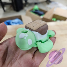 Load image into Gallery viewer, SMORE TURTLE-3D PRINTED STRAW BUDDY