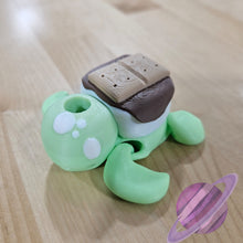 Load image into Gallery viewer, SMORE TURTLE-3D PRINTED STRAW BUDDY