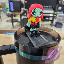 Load image into Gallery viewer, NIGHTMARE PATCH GIRL-3D PRINTED STRAW BUDDY