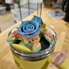 Load image into Gallery viewer, PASTEL ROSE TURTLE-3D PRINTED STRAW BUDDY