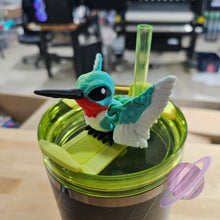 Load image into Gallery viewer, HUMMINGBIRD-3D PRINTED STRAW BUDDY