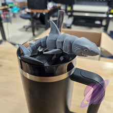 Load image into Gallery viewer, GREAT REEF SHARK-3D PRINTED STRAW BUDDY