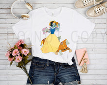 Load image into Gallery viewer, OUTFIT RUN 4- ZOMBIE PRINCESS SNOW WHT TEE