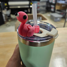 Load image into Gallery viewer, PINK FLAMINGO-3D PRINTED STRAW BUDDY