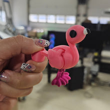 Load image into Gallery viewer, PINK FLAMINGO-3D PRINTED STRAW BUDDY