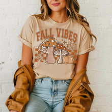 Load image into Gallery viewer, MUSHROOM FALL VIBES TEE