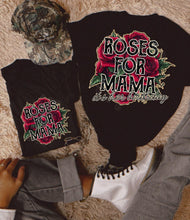 Load image into Gallery viewer, ROSES FOR MAMA - POCKET PRINT DOUBLE SIDED TEE