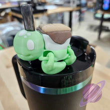 Load image into Gallery viewer, SMORE TURTLE-3D PRINTED STRAW BUDDY