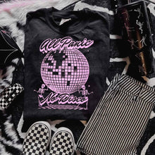 Load image into Gallery viewer, ALL PANIC NO DISCO TEE