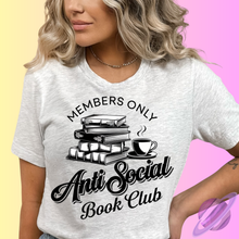 Load image into Gallery viewer, ANTI SOCIAL BOOK CLUB TEE