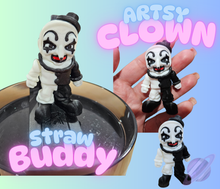 Load image into Gallery viewer, ARTSY CLOWN-3D PRINTED STRAW BUDDY