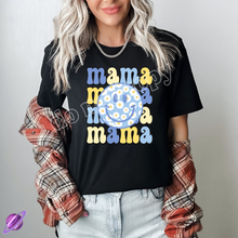 Load image into Gallery viewer, MAMA FLOWER SMILEY TEE