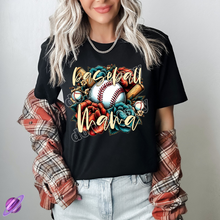 Load image into Gallery viewer, Baseball Mama Tee