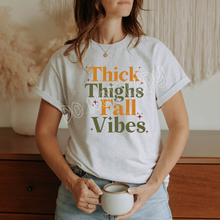Load image into Gallery viewer, THICK THIGHS FALL VIBES TEE