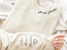 Load image into Gallery viewer, MAMA NECK W/ SLEEVE PRINT