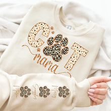 Load image into Gallery viewer, CAT MAMA W/ SLEEVE PRINT