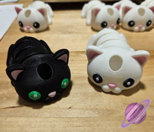 Load image into Gallery viewer, KITTY CAT-3D PRINTED STRAW BUDDY