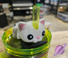 Load image into Gallery viewer, KITTY CAT-3D PRINTED STRAW BUDDY