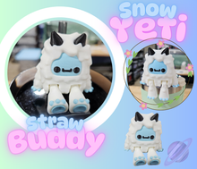 Load image into Gallery viewer, SNOW YETI-3D PRINTED STRAW BUDDY