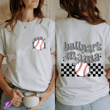 Load image into Gallery viewer, BALLPARK MAMA DOUBLE SIDED TEE

