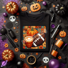 Load image into Gallery viewer, QUILTED FALL FOOTBALL PATCH TEE
