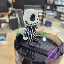 Load image into Gallery viewer, NIGHTMARE SKELETON-3D PRINTED STRAW BUDDY
