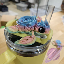 Load image into Gallery viewer, PASTEL ROSE TURTLE-3D PRINTED STRAW BUDDY

