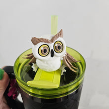 Load image into Gallery viewer, HOOT OWL-3D PRINTED STRAW BUDDY
