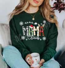 Load image into Gallery viewer, NAME CLAUS-MAMA- CREWNECK SWEATSHIRT
