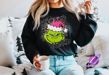 Load image into Gallery viewer, GREEN DURING XMAS CREWNECK SWEATSHIRT
