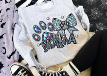 Load image into Gallery viewer, DOG MAMA - CREWNECK SWEATSHIRT  W/ SLEEVE PRINT
