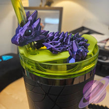 Load image into Gallery viewer, GEMSTONE DRAGON-3D PRINTED STRAW BUDDY
