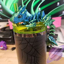Load image into Gallery viewer, GEMSTONE DRAGON-3D PRINTED STRAW BUDDY
