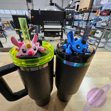 Load image into Gallery viewer, PINK ALIEN-3D PRINTED STRAW BUDDY
