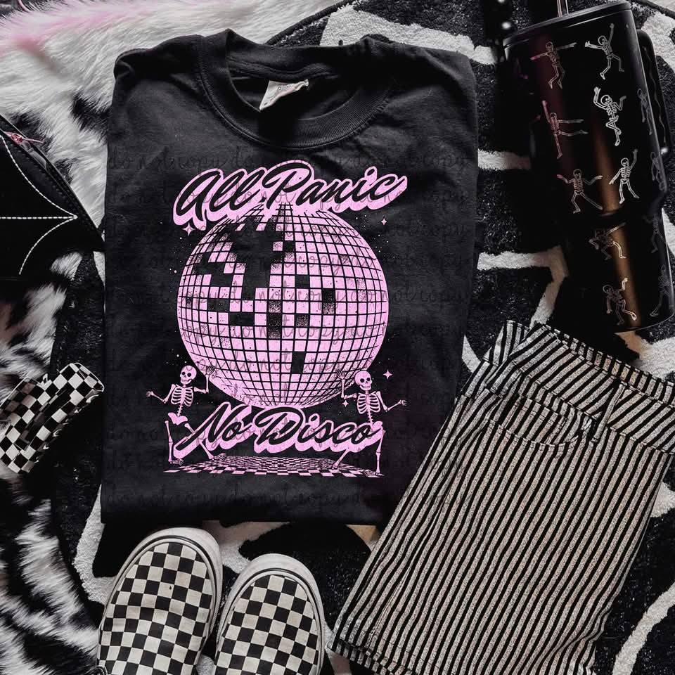 ALL PANIC NO DISCO TEE