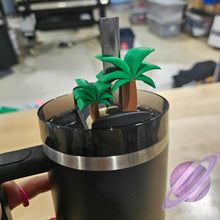 Load image into Gallery viewer, PALM TREES-3D PRINTED STRAW BUDDY
