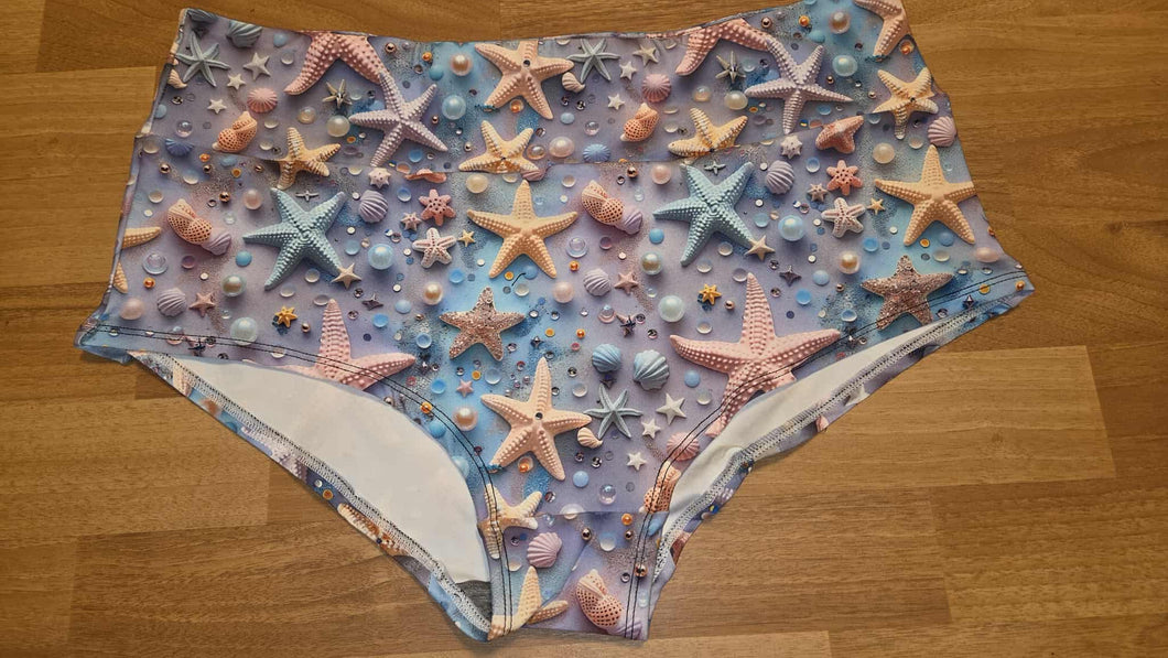 Pearlescent Sea High-Waisted