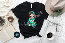 Load image into Gallery viewer, TATTOO RUN- BLUE PRINCESS 1 TEE
