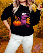 Load image into Gallery viewer, FALLING LEAVES-FALL COURAGE-CREWNECK SWEATSHIRT
