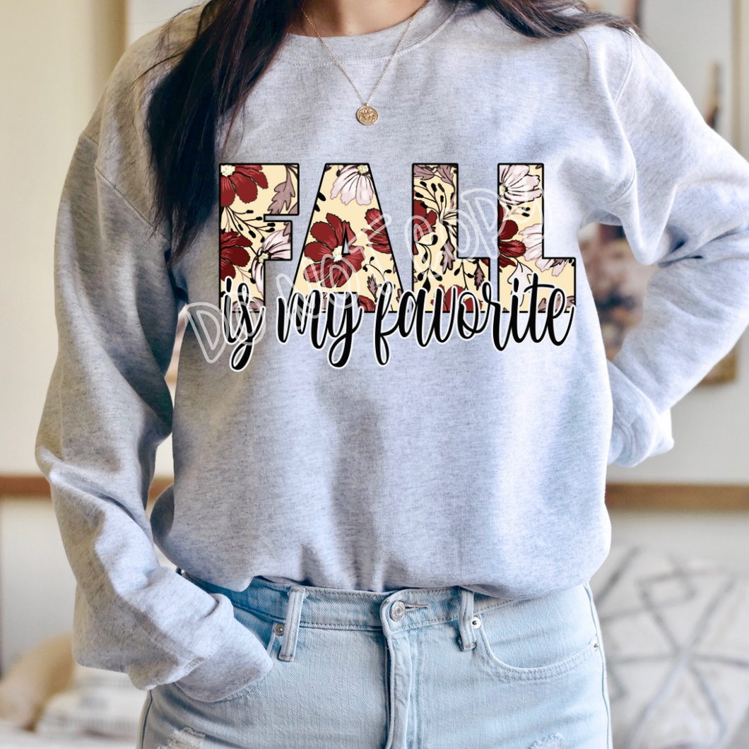 FALL IS MY FAVORITE - CREWNECK SWEATSHIRT