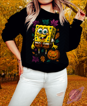 Load image into Gallery viewer, FALLING LEAVES-FALL SPONGE-CREWNECK SWEATSHIRT
