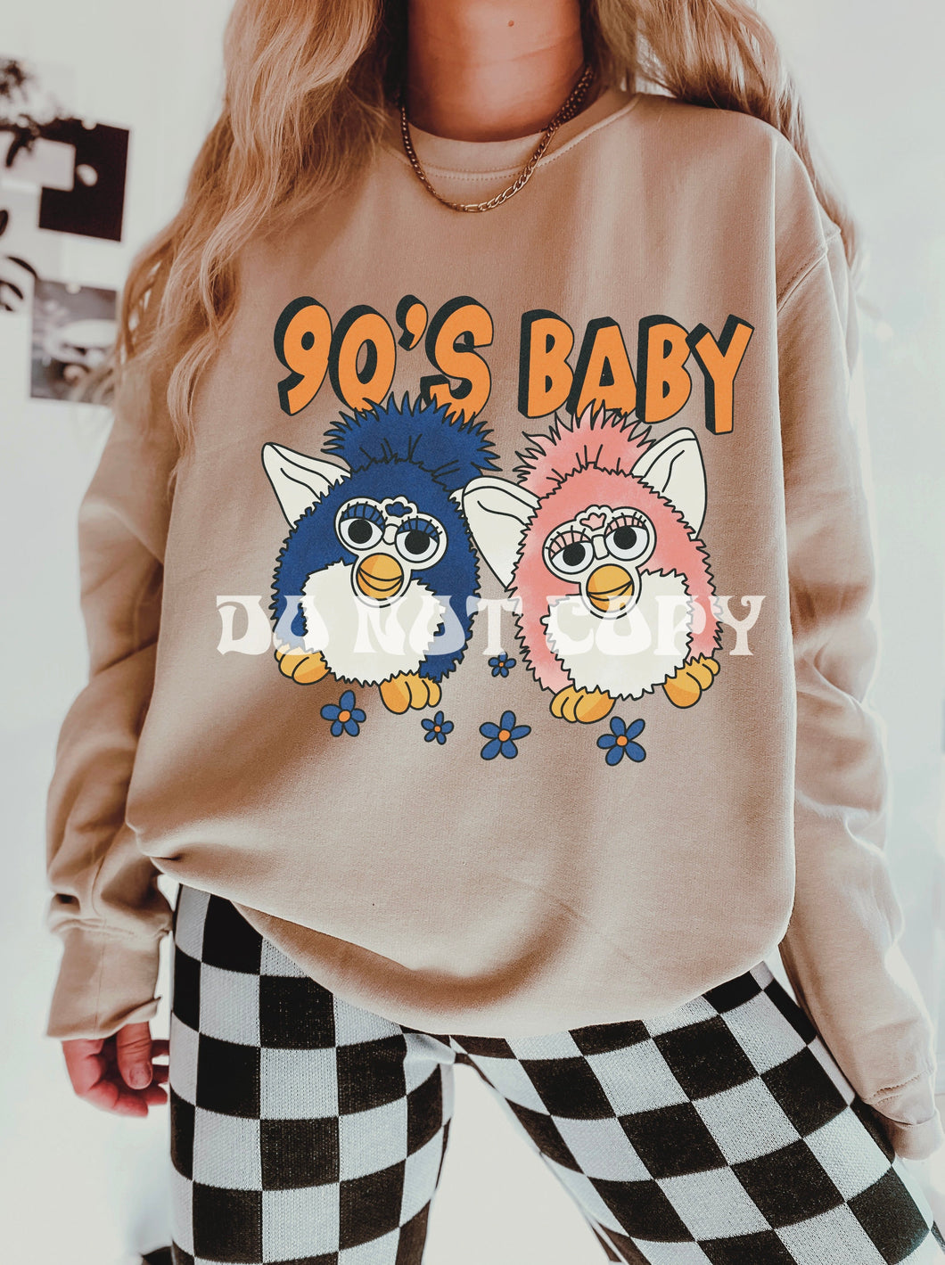 90S BABY FUR SWEATSHIRT