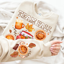 Load image into Gallery viewer, TEAM FALL- CREWNECK SWEATSHIRT  W/ SLEEVE PRINT
