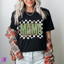Load image into Gallery viewer, MAMA GREEN CHECKER TEE
