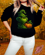 Load image into Gallery viewer, FALLING LEAVES-MEAN GREEN-CREWNECK SWEATSHIRT
