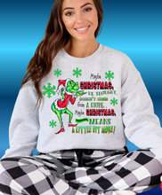 Load image into Gallery viewer, XMAS IN JULY-MEAN ONE 3- CREWNECK SWEATSHIRT
