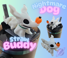 Load image into Gallery viewer, NIGHTMARE DOG-3D PRINTED STRAW BUDDY
