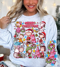 Load image into Gallery viewer, PEANUT XMAS SWEATSHIRT W/ SLEEVE PRINT
