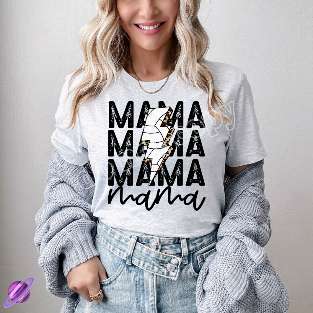 Mama Lightning Volleyball Tee